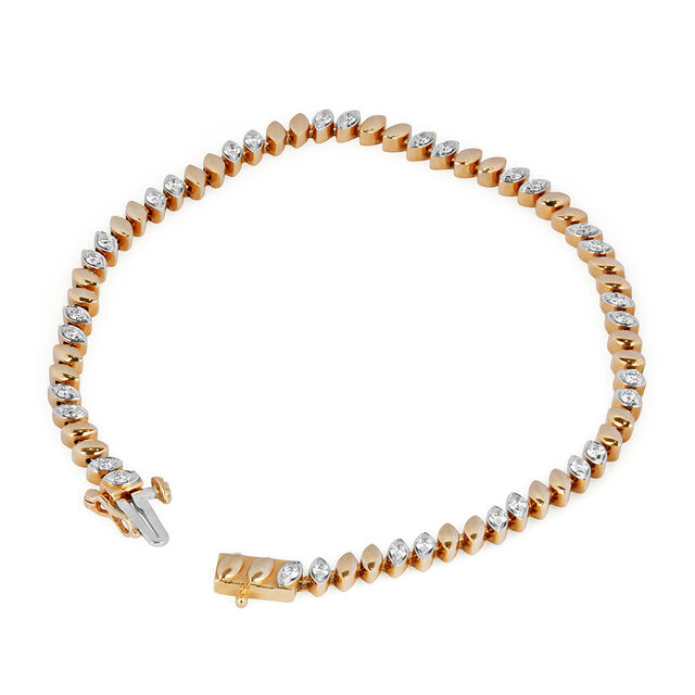 Amira Gold Tanishq 18KT Diamond Bracelet for Women