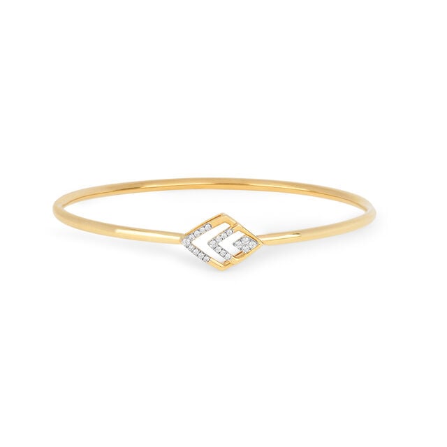 Amira Gold Tanishq 18KT Diamond Bangle for Women - Image 1