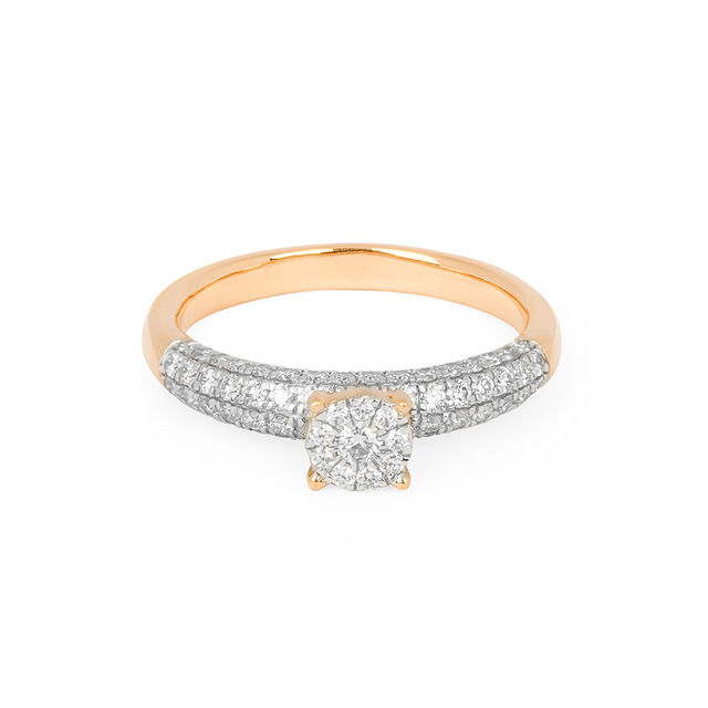 Amira Gold Elegant Diamond Finger Ring