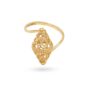Amira Gold 18K Gold Geometric 8-pointed Star Ring