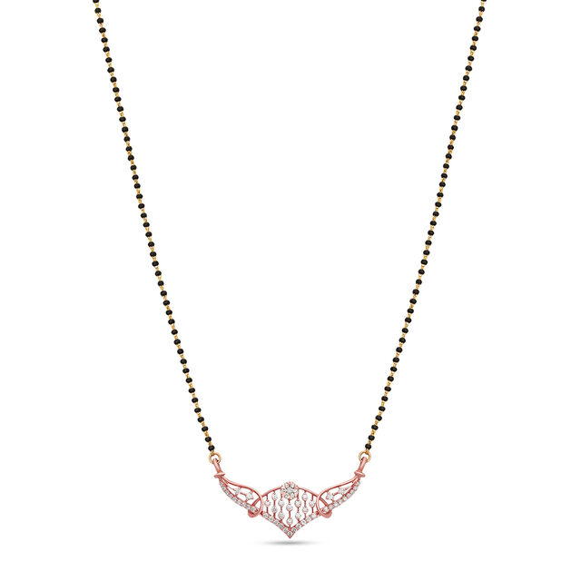 Amira Gold Tanishq 18 Karat Diamond Mangalsutra for Women