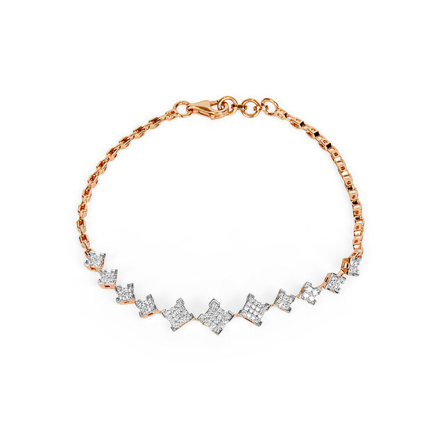 Amira Gold Tanishq 18KT Diamond Bracelet for Women