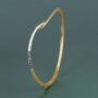 Amira Gold Ombre Sapphire Diamond Bangle