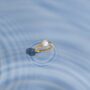 Amira Gold Moonlit Whisper Pearl Diamond Ring