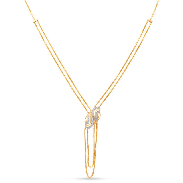 Amira Gold Tanishq 18KT Diamond Necklace for Women