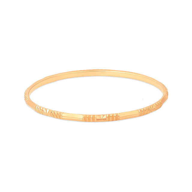 Amira Gold Classic Sleek Gold Bangle