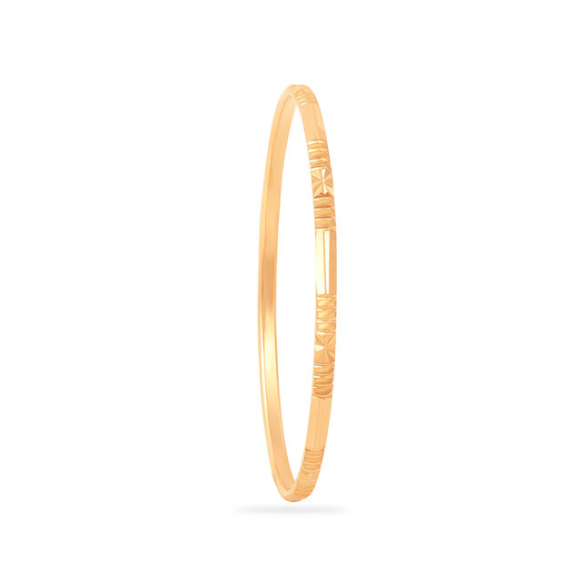 Amira Gold Classic Sleek Gold Bangle