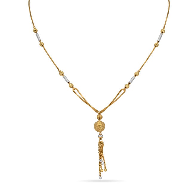 Amira Gold Tanishq 22KT Gold Chain for Women