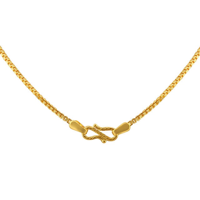 Amira Gold Tanishq 22KT Gold Chain for Women