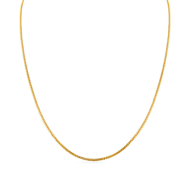Amira Gold Tanishq 22KT Gold Chain for Women