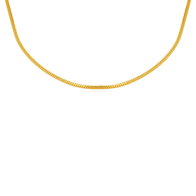 Amira Gold Tanishq 22KT Gold Chain for Women