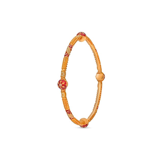Amira Gold Tanishq 22 KT Gold Bangle for Women