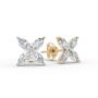 Amira Gold — Petal Flower Earrings