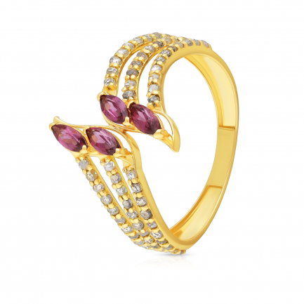 Amira Gold — Uncut Diamond Ring