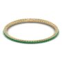 Amira Gold — Green Emerald Tennis Bracelet