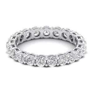 Amira Gold — Certified Round Diamond Eternity Band