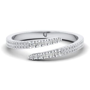 Amira Gold — Open Wrap Diamond Ring