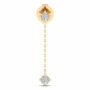 Amira Gold — Double Diamond Drop Earring