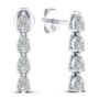 Amira Gold — Pear drop diamond Earrings
