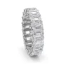 Amira Gold — Certified Emerald Diamond Eternity Band