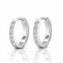 Amira Gold — Diamond Huggie Earrings