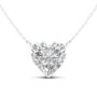 Amira Gold — Certified Heart Diamond Necklace