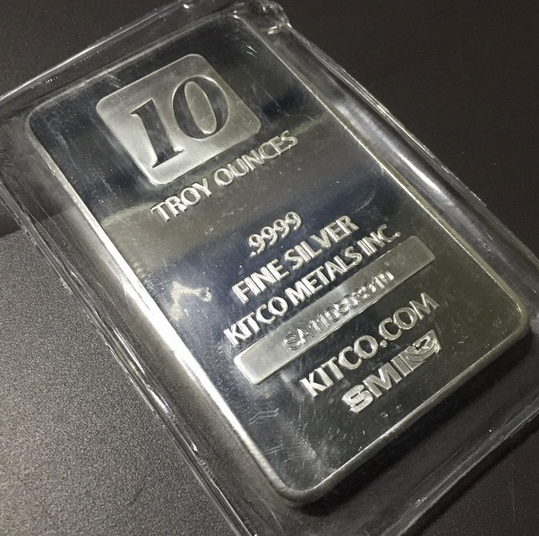 Amira Gold 10 oz Engelhard Poured Silver Bar – Wide