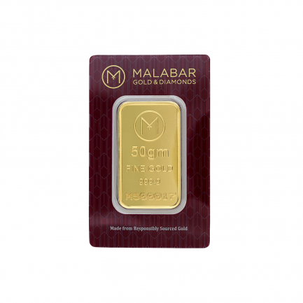 Amira Gold — 24K 999.9 Fineness 50 Gram Pure Gold Bar