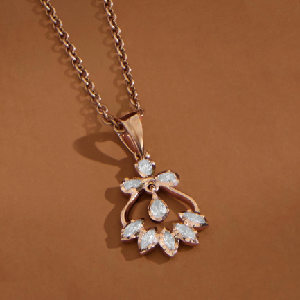 Amira Gold — Diamond Pendant
