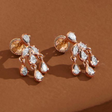 Amira Gold — Diamond Earring