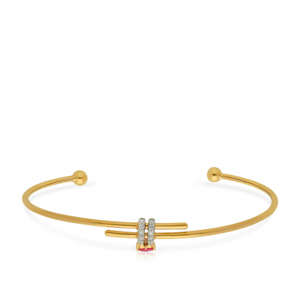 Amira Gold — Diamond Bangle