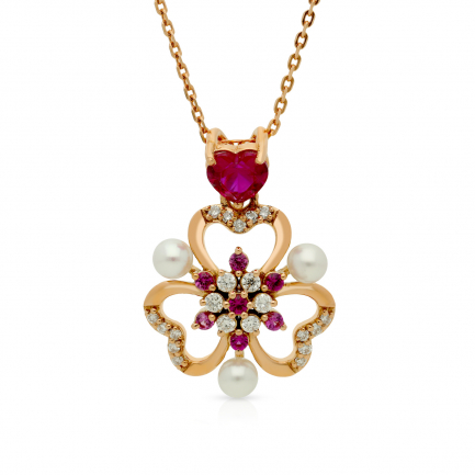 Amira Gold — Diamond Pendant