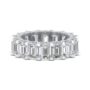 Amira Gold — Micro-Paved Emerald Diamond Eternity Ring 10CT
