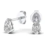 Amira Gold — Certified 4CT Pear Diamond Studs