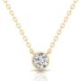 Amira Gold — 0.30CT Necklace Diamond Solitaire