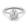 Amira Gold — NOOR: Oval Diamond Pave Ring