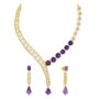 Amira Gold — Uncut Diamond Necklace Set