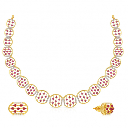 Amira Gold — Gemstone Necklace Set