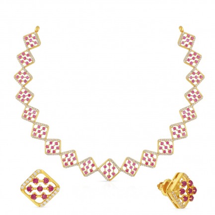 Amira Gold — Gemstone Necklace Set