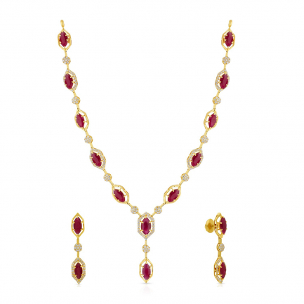 Amira Gold — Gemstone Necklace Set