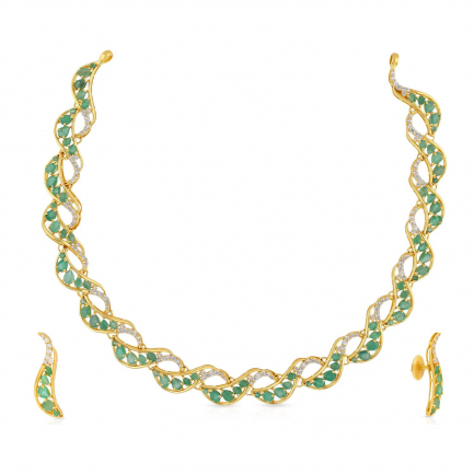 Amira Gold — Gemstone Necklace Set