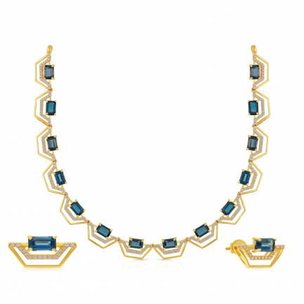 Amira Gold — Gemstone Necklace Set