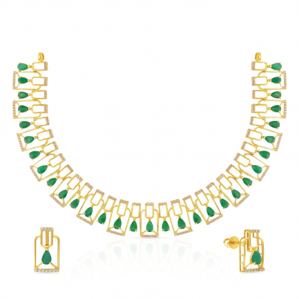 Amira Gold — Gemstone Necklace Set