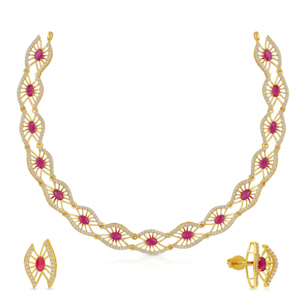 Amira Gold — Gemstone Necklace Set
