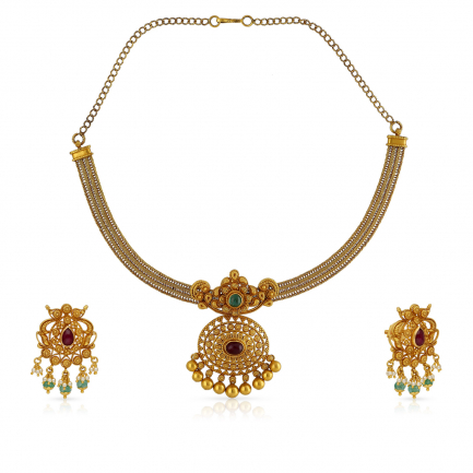 Amira Gold — Gold Necklace Set