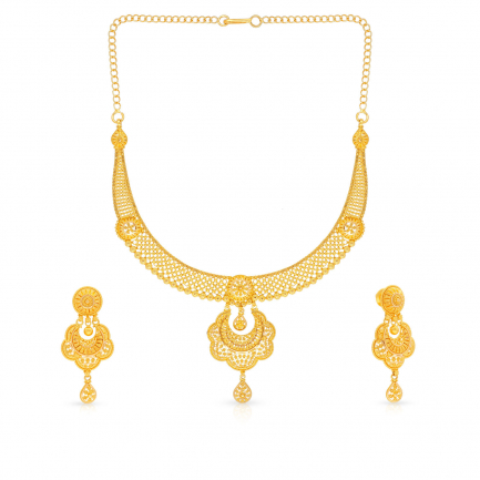 Amira Gold — Gold Necklace Set