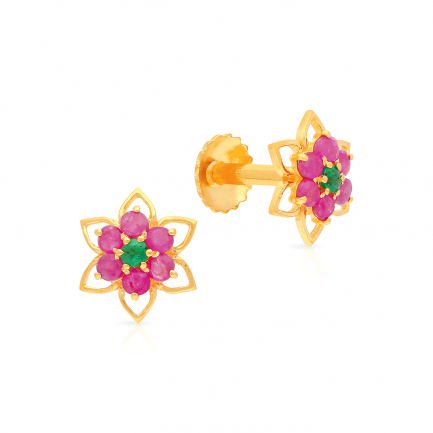 Amira Gold — Gemstone Earring