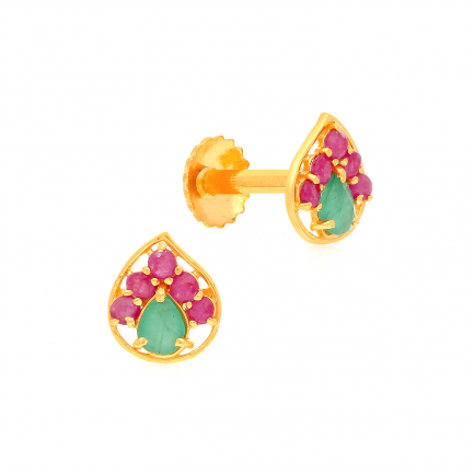 Amira Gold — Gemstone Earring