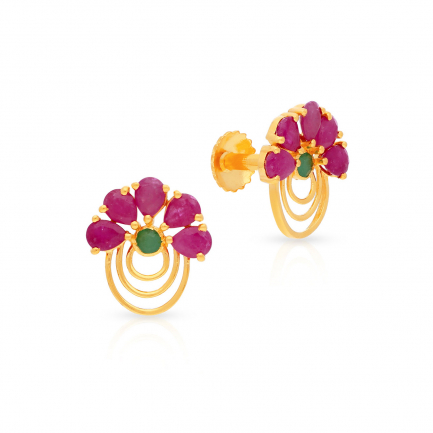 Amira Gold — Gemstone Earring