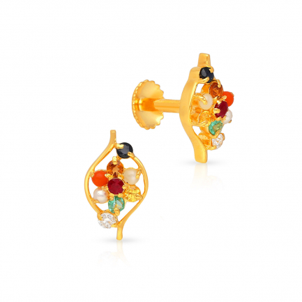 Amira Gold — Gemstone Earring